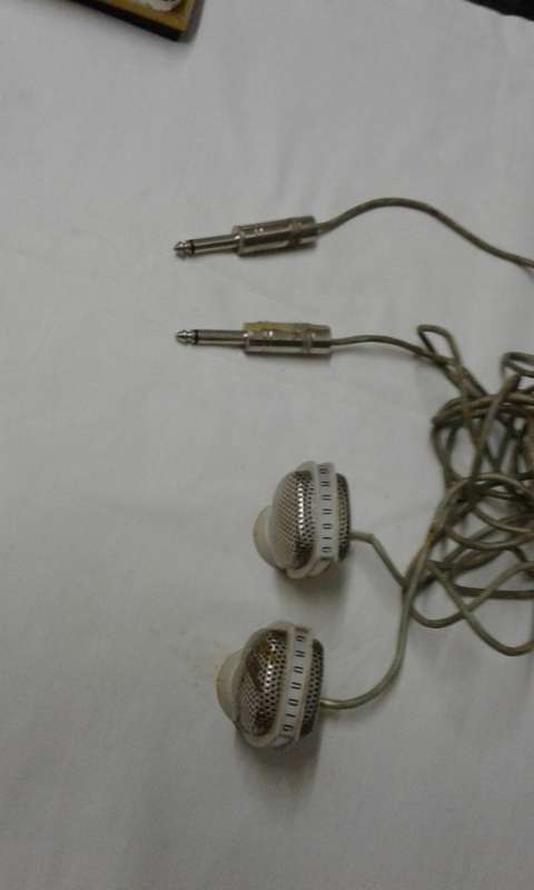 vintage Grundig Mic set
