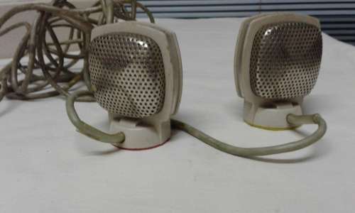 vintage Grundig Mic set