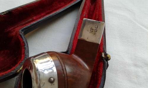 late 1800s HF Smoking Pipe