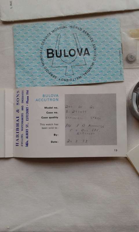 1970 Bulova Accutron SpaceView