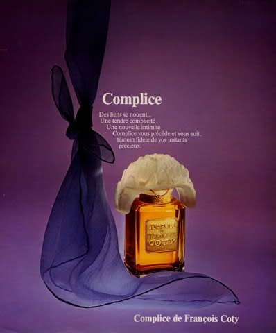 Vintage super large  coty complice de francois perfume bottle