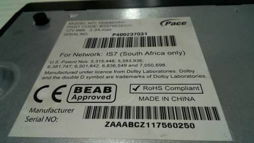 Dstv HD PVR 2 P  Decoder , with remote