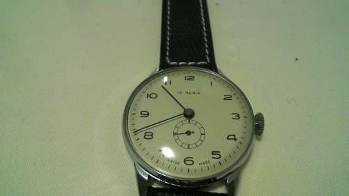 1950s 15 Rubis Swiss made Gents wristwatch