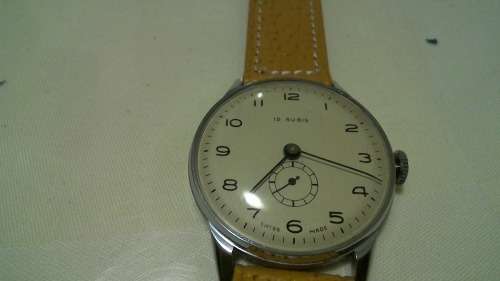 Boxed 1950s 15 Rubis Gents Swiss made Wristwatch