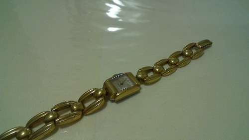 1940s Silvana Swiss made  Art deco Ladies cocktail Wriswatch *NOS*