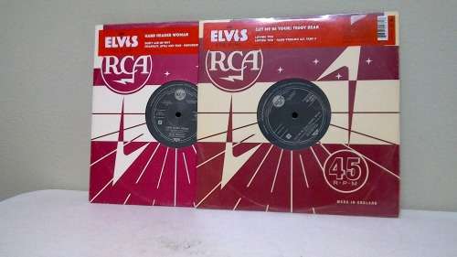 Lot of 2 Vinyl, 10`, 45 RPM, Single, Limited Edition, Reissue, Numbered ` Elvis The King ` albums