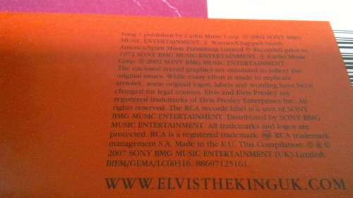 Lot of 2 Vinyl, 10`, 45 RPM, Single, Limited Edition, Reissue, Numbered ` Elvis The King ` albums