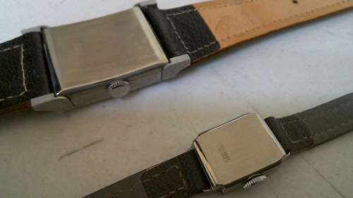 1940s Rodana His and hers swiss made art deco Wristwatches ,