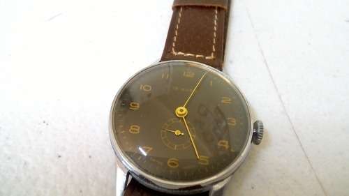 Lot of 2 Boxed 1950s 15 Rubis Swiss made Gents Wristwatches