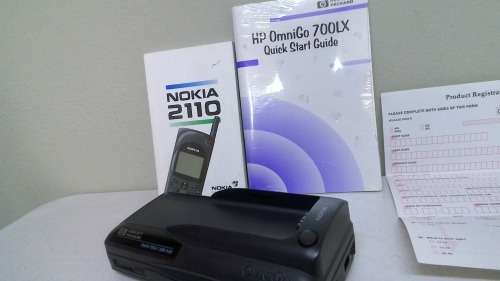 ULTRA Rare Hp Omnigo 700lx Pocket computer with Nokia 2110i