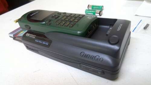 ULTRA Rare Hp Omnigo 700lx Pocket computer with Nokia 2110i