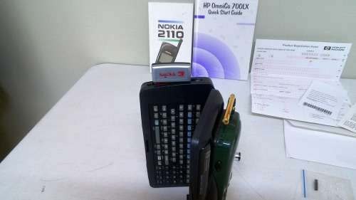 ULTRA Rare Hp Omnigo 700lx Pocket computer with Nokia 2110i