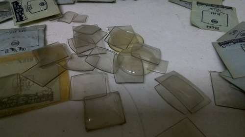 Large lot of 1930s /1940s Vintage Replacement Watch Glasses