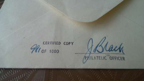 Lot no 3 , Royal air force Individually Numbered and Hand Signed Cover from the 1970s ultra Rare
