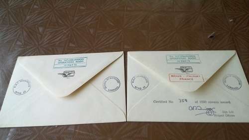 Lot no 6 , Royal air force Individually Numbered and Hand Signed Cover from the 1970s ultra Rare