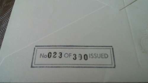 Lot no 7 , Royal air force Individually Numbered and Hand Signed Cover from the 1970s ultra Rare