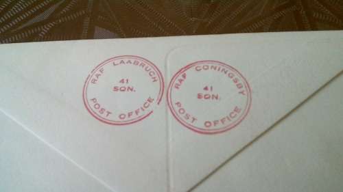 Lot no 7 , Royal air force Individually Numbered and Hand Signed Cover from the 1970s ultra Rare