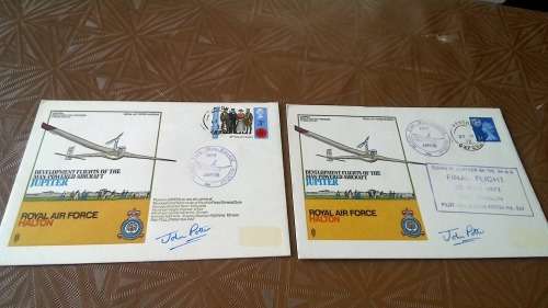 Lot no 10 ,  Royal air force Individually Numbered and Hand Signed Cover from the 1970s ultra Rare