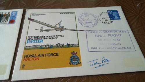 Lot no 10 ,  Royal air force Individually Numbered and Hand Signed Cover from the 1970s ultra Rare