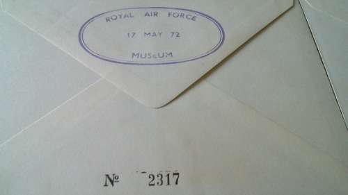 Lot no 10 ,  Royal air force Individually Numbered and Hand Signed Cover from the 1970s ultra Rare