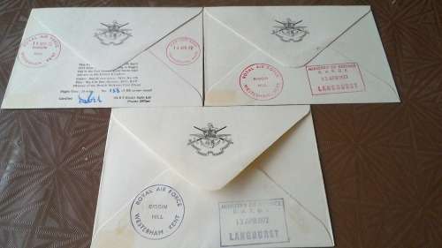 Lot no 14 , Royal air force Individually Numbered and Hand Signed Cover from the 1970s ultra Rare