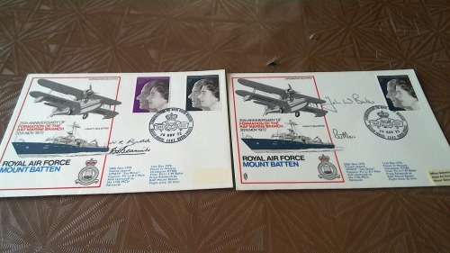 Lot no 16 , Royal air force Individually Numbered and Hand Signed Cover from the 1970s ultra Rare