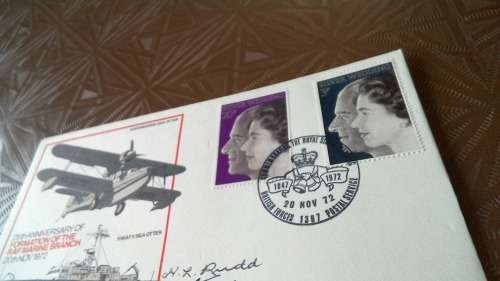 Lot no 4 , Royal air force Individually Numbered and Hand Signed Cover from the 1970s ultra Rare