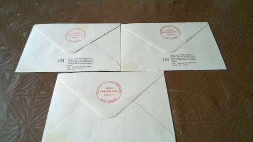 Lot no 5 , Royal air force Individually Numbered and Hand Signed Cover from the 1970s ultra Rare