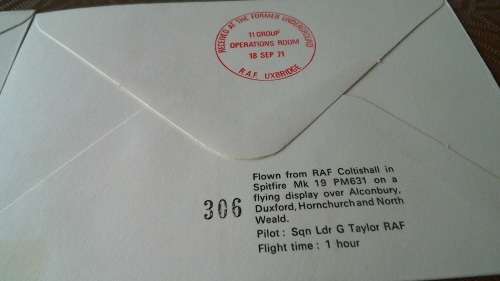 Lot no 5 , Royal air force Individually Numbered and Hand Signed Cover from the 1970s ultra Rare