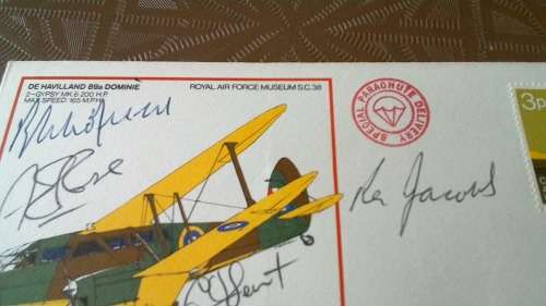 Lot no 7 , Royal air force Individually Numbered and Hand Signed Cover from the 1970s ultra Rare