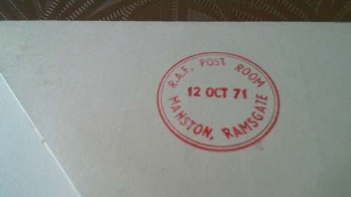Lot no 7 , Royal air force Individually Numbered and Hand Signed Cover from the 1970s ultra Rare