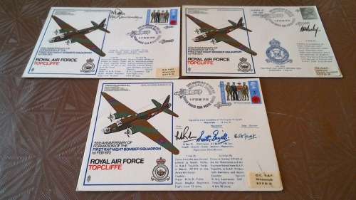 Lot no 8 ,  Royal air force Individually Numbered and Hand Signed Cover from the 1970s ultra Rare Lo