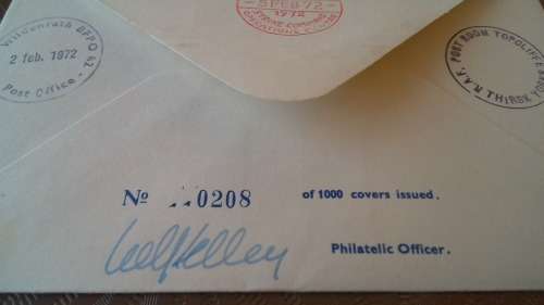 Lot no 8 ,  Royal air force Individually Numbered and Hand Signed Cover from the 1970s ultra Rare Lo