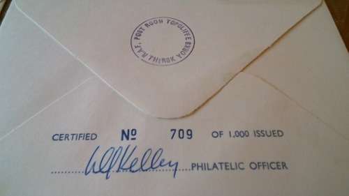 Lot no 8 ,  Royal air force Individually Numbered and Hand Signed Cover from the 1970s ultra Rare Lo