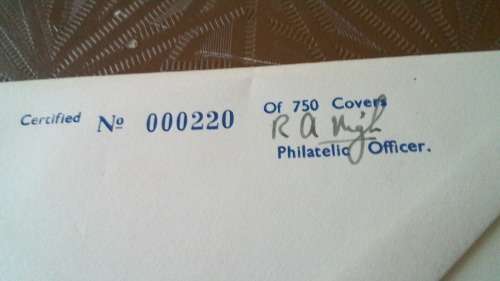 Lot no 10 , Royal air force Individually Numbered and Hand Signed Cover from the 1970s ultra Rare