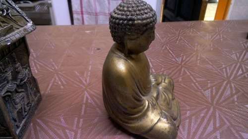 Lot of 3 highly detailed egyptian ornaments and a Budda