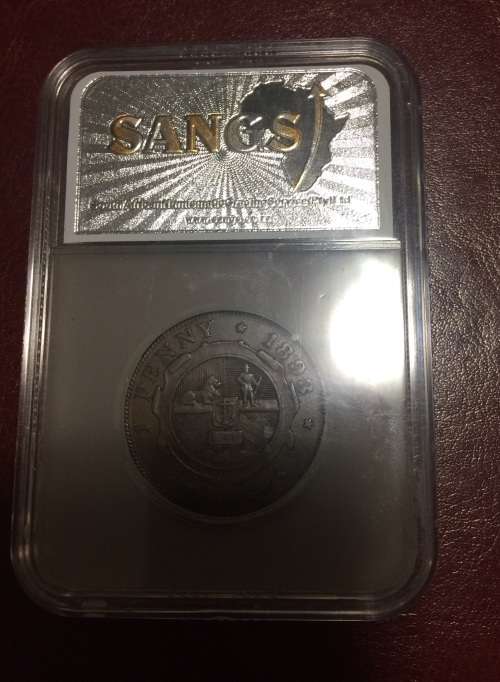 1893 ZAR Penny - Scarce!