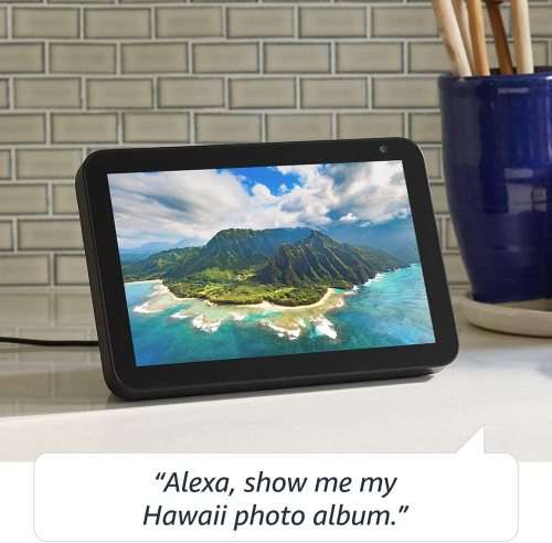 Echo Show 8- 8` HD Smart display with Alexa stay connected with video calling -Charcoal- Local Stock