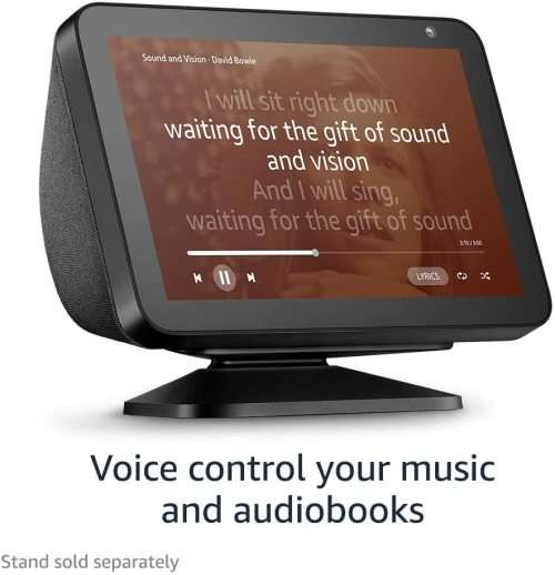 Echo Show 8- 8` HD Smart display with Alexa stay connected with video calling -Charcoal- Local Stock
