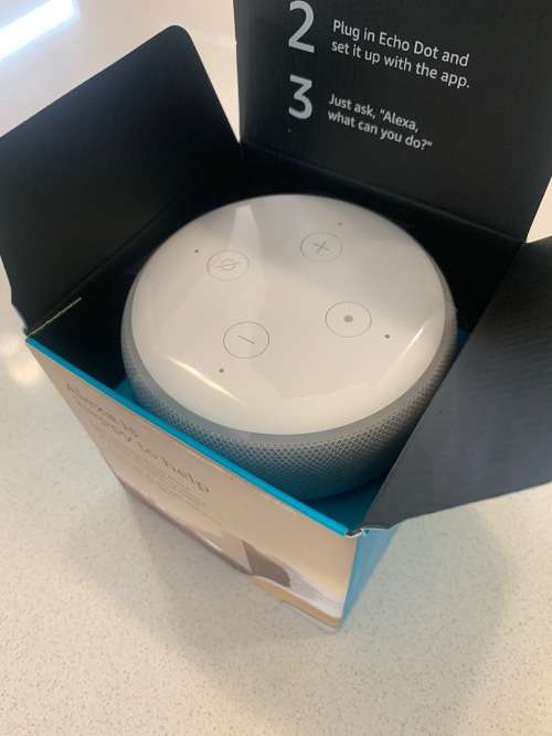Echo dot 3  with clock (3rd Gen)-LAST ONE in stock- ready to ship