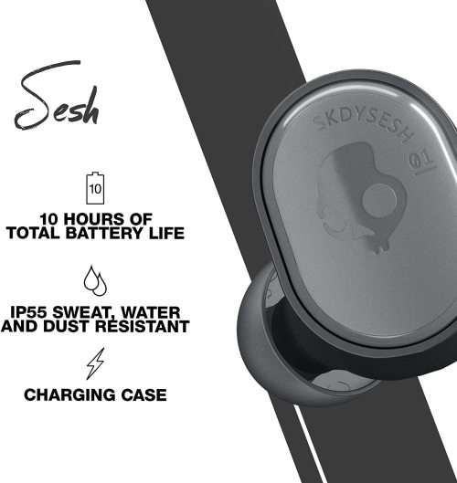 Skullcandy Sesh True Wireless In-Ear Earbuds - Black