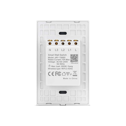 Smart Wi-Fi Light Switch 2 Gang  works with Alexa now with 2 way switching