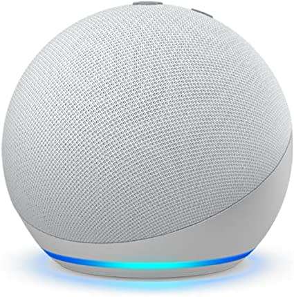Echo Dot 4 (4th Gen 2020 release) |  Open Box item | Smart speaker with Alexa | Glacier White