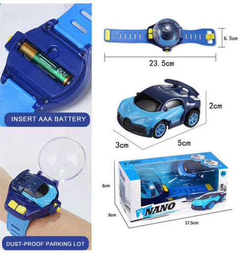 Remote Control  Mini Watch RC Car rechargeable battery built in