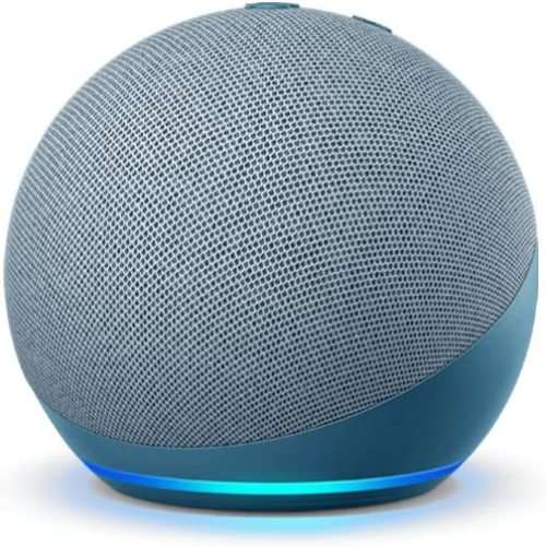 Echo Dot 4 (4th Gen ) | New | Smart speaker with Alexa | Twilight blue