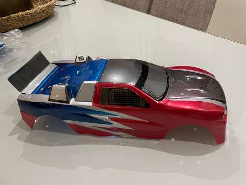 Brand new 1/10 scale Stadium truck body custom painted