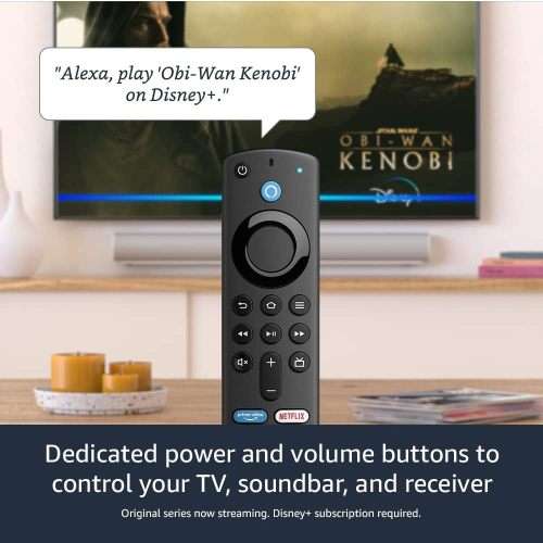 Fire TV Stick 3rd Gen with Alexa Voice Remote (includes TV controls)