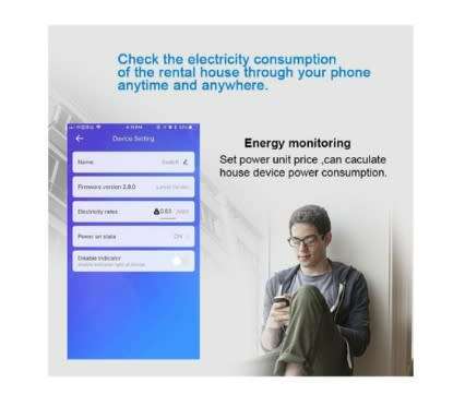 Smart WiFi Geyser timer-eWelink app -NEW -  with energy metering - compatible with Sonoff products