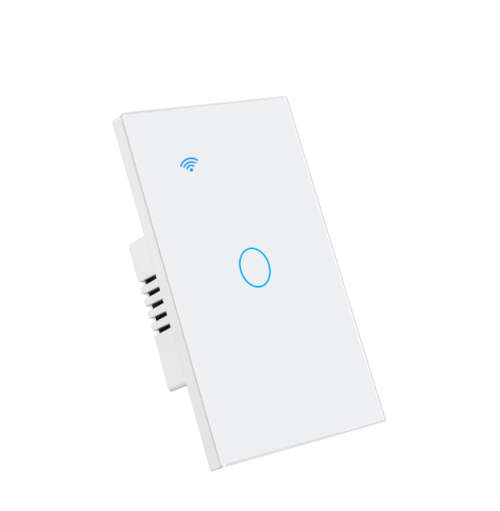 Smart Wi-Fi Light Switch 1 Gang White - works with or without neutral - with 2 way switching -Tuya
