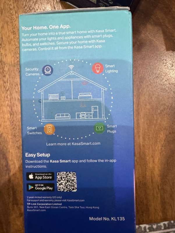 3 Pack TP Link Kasa  smart bulb - 120Vac for USA - PLEASE READ DESCRIPTION